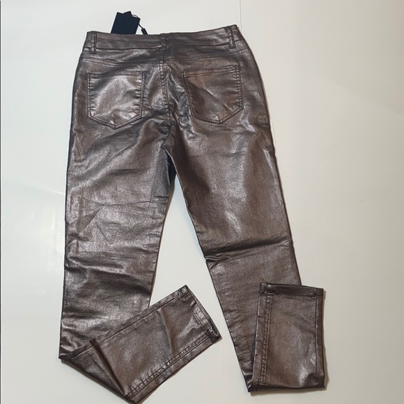 Suko jeans shiny metallic pants size 2 -122 - Picture 4 of 5